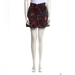Ulla Johnson Floral Tie-Waist Shorts